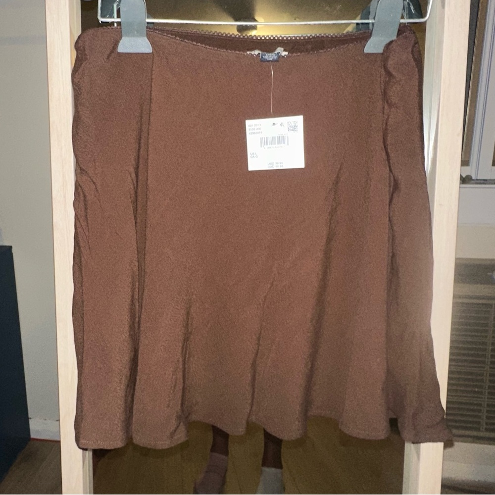 American Eagle Outfitters Brown Mini Skirt NWT